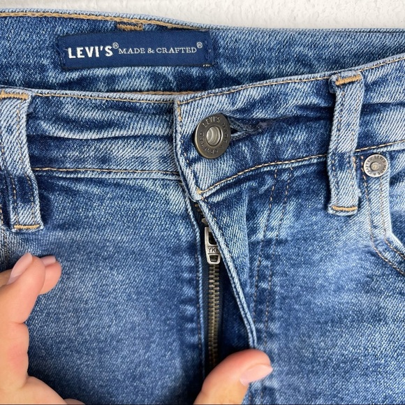 Levi’s SLIVER HIGH RISE SKINNY JEANS Stretch denim Ankle Length Size 25 x 30 - Picture 5 of 15